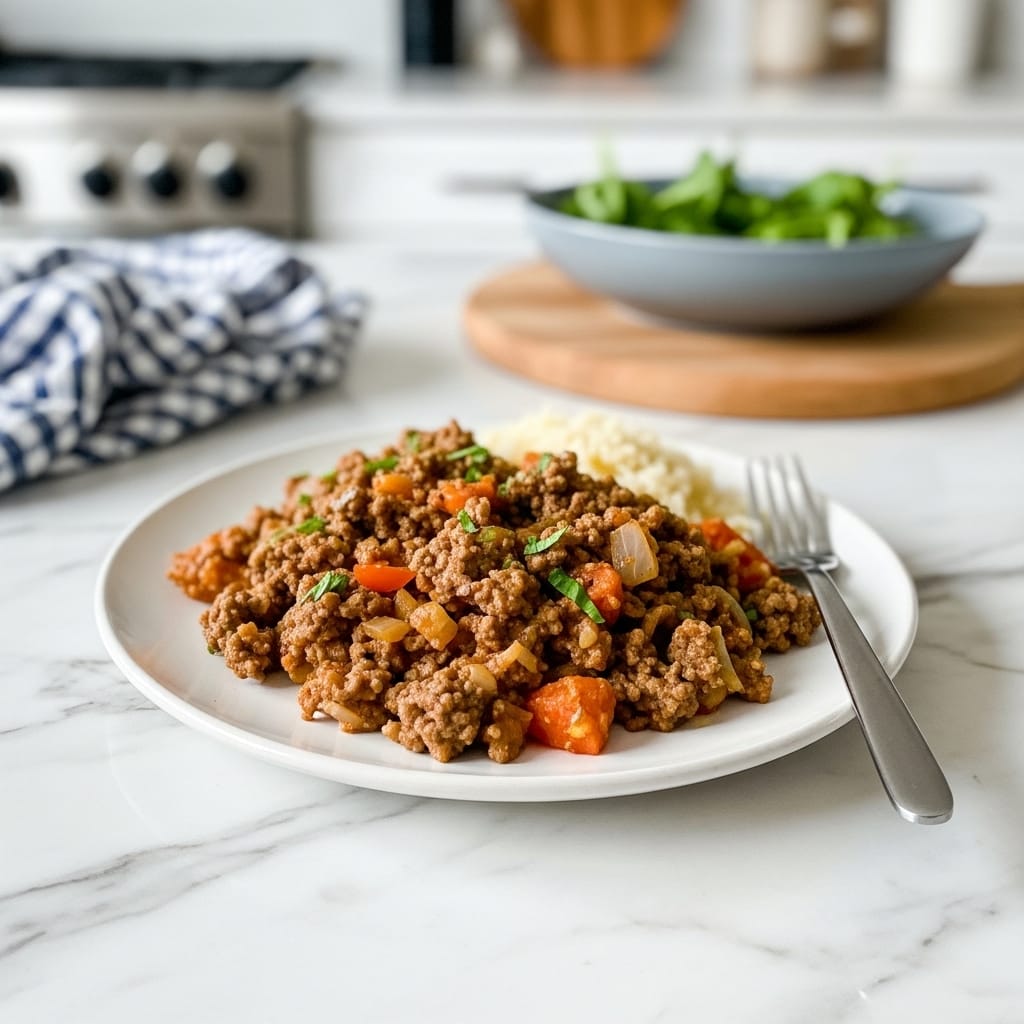 Quick Ground Turkey Sweet Potato Skillet
