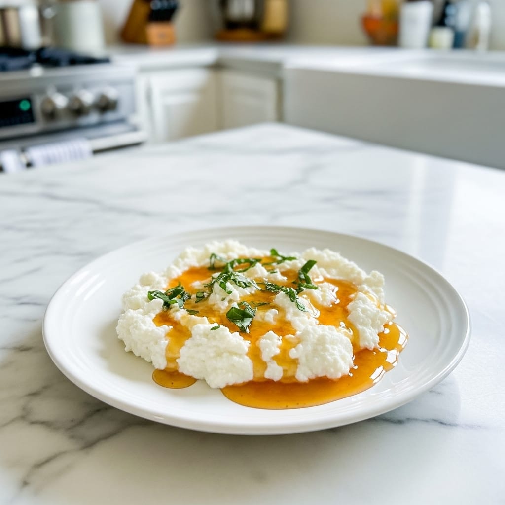 Tasty Ricotta Dip with Hot Honey: A Must-Try Treat!