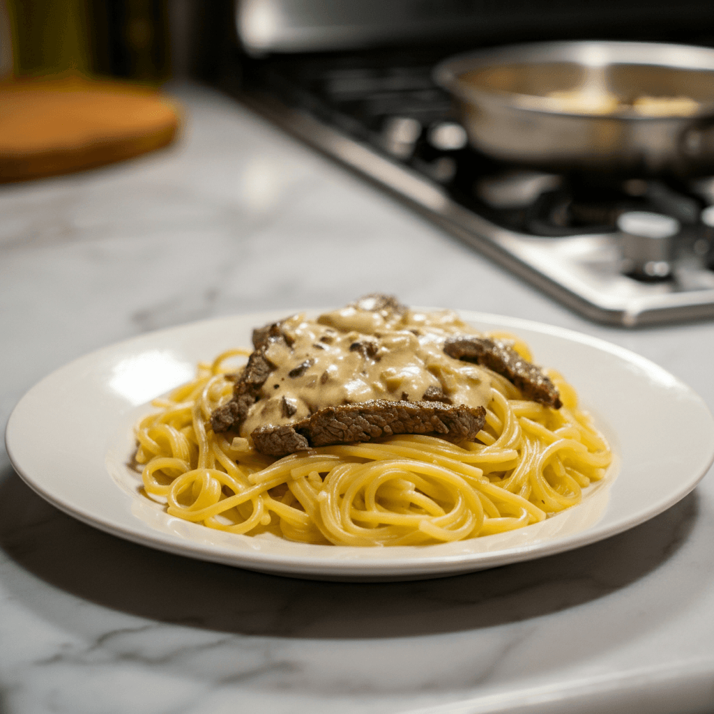 Creamy Garlic Steak Pasta: A Weeknight Treat