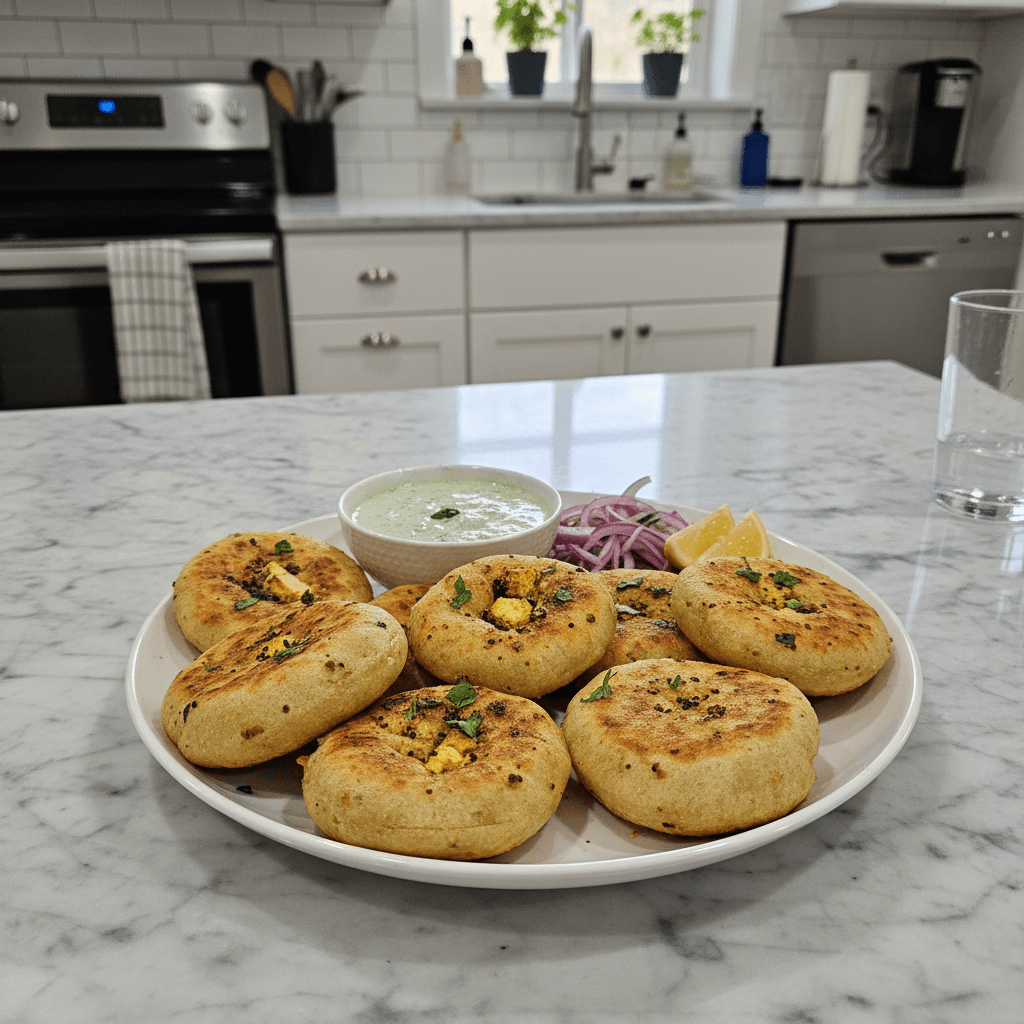 Tangy Achari Paneer Naan Bombs: A Flavorful Bite