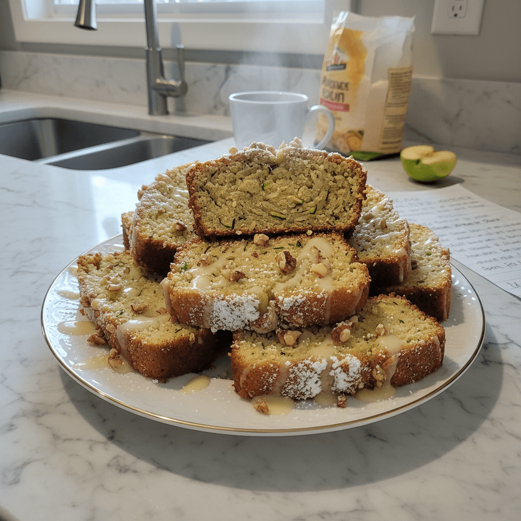 Rustic Apple Cinnamon Zucchini Bread: A Simple Bake