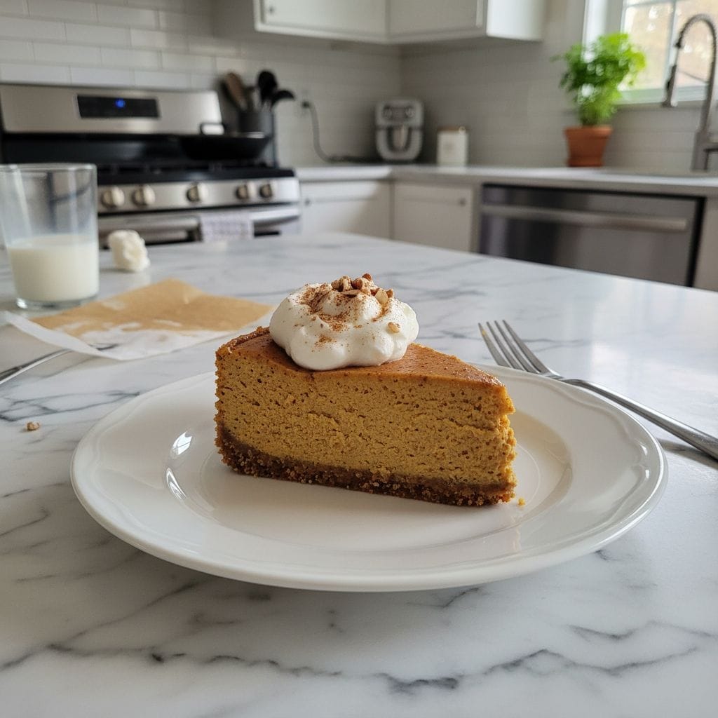 Creamy Pumpkin Cheesecake: My Autumn Table Delight