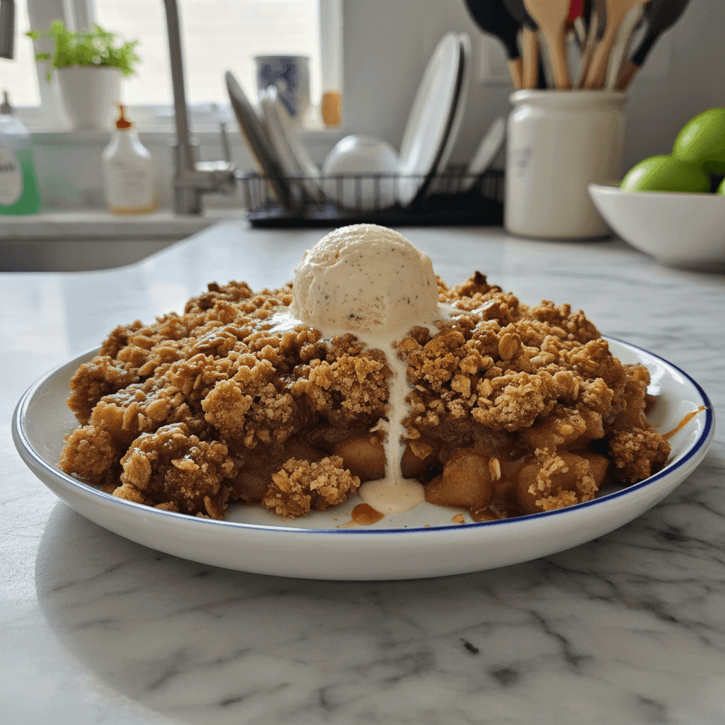Caramel Apple Crumble: A Homestyle Fall Treat