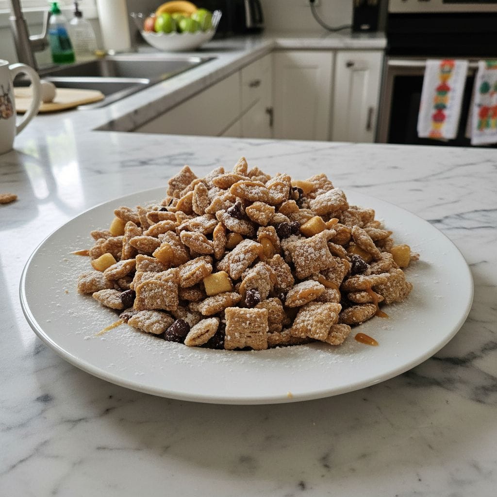 Caramel Apple Puppy Chow: Crunchy Fall Treat Recipe