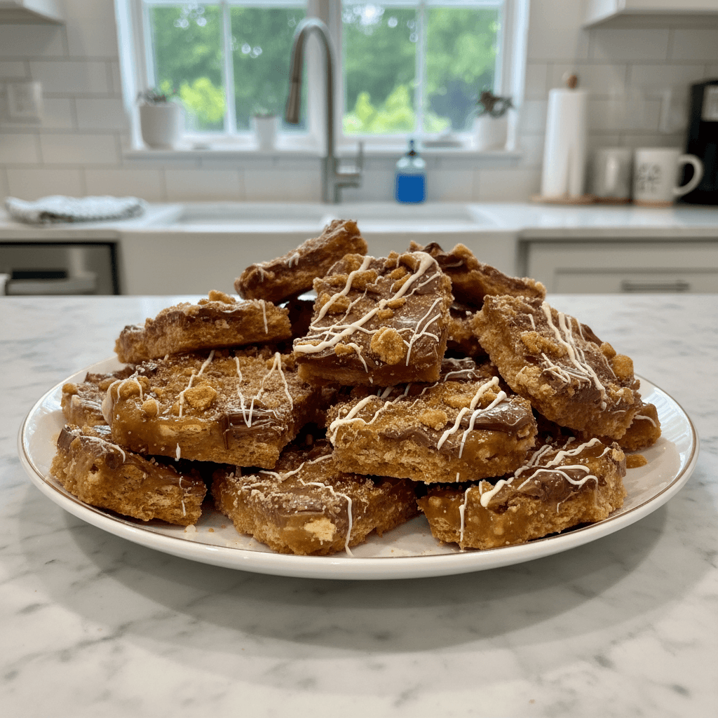 Crispy Churro Saltine Toffee: A Sweet & Salty Treat