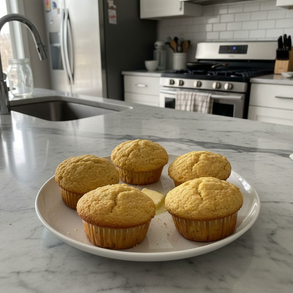 Golden Cornbread Muffins Recipe: Simple & Hearty