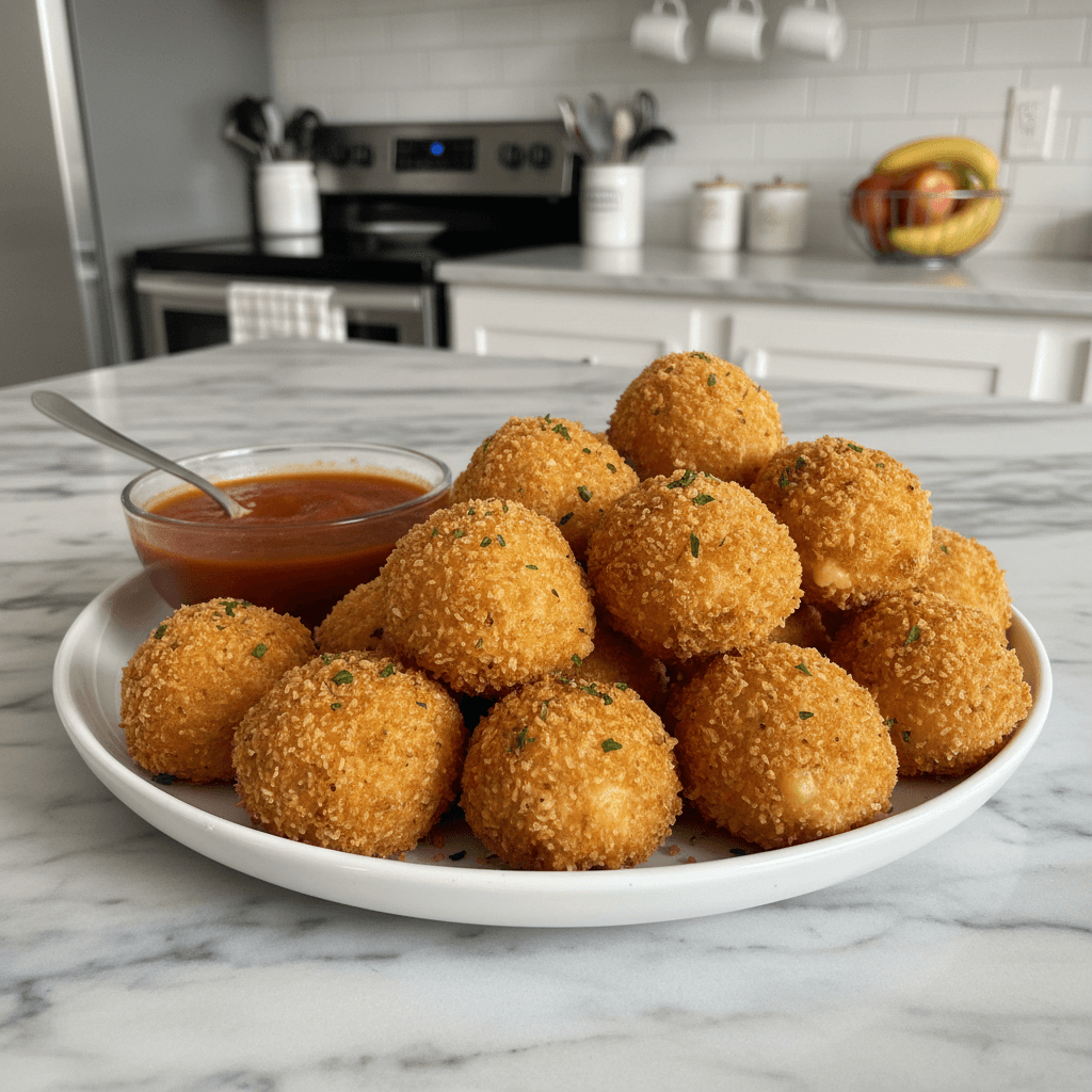 Crispy Air Fryer Mac and Cheese Balls: Easy Appetizer!