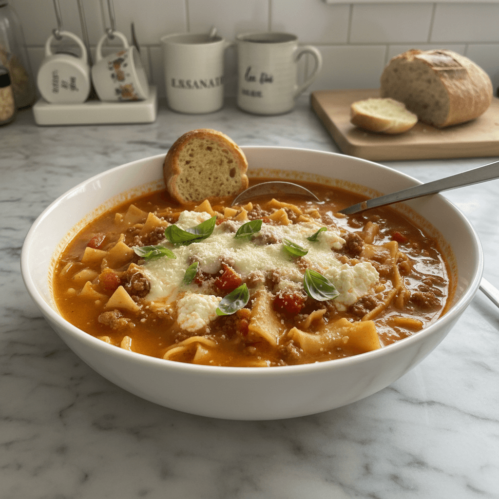 Hearty Crockpot Lasagna Soup: Weeknight Comfort