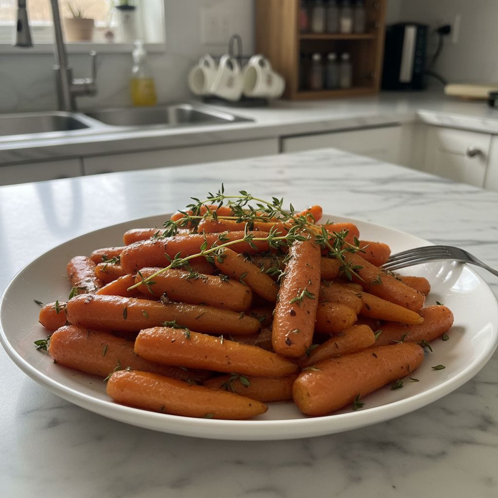 Honey Roasted Carrots with Thyme: Sweet & Earthy
