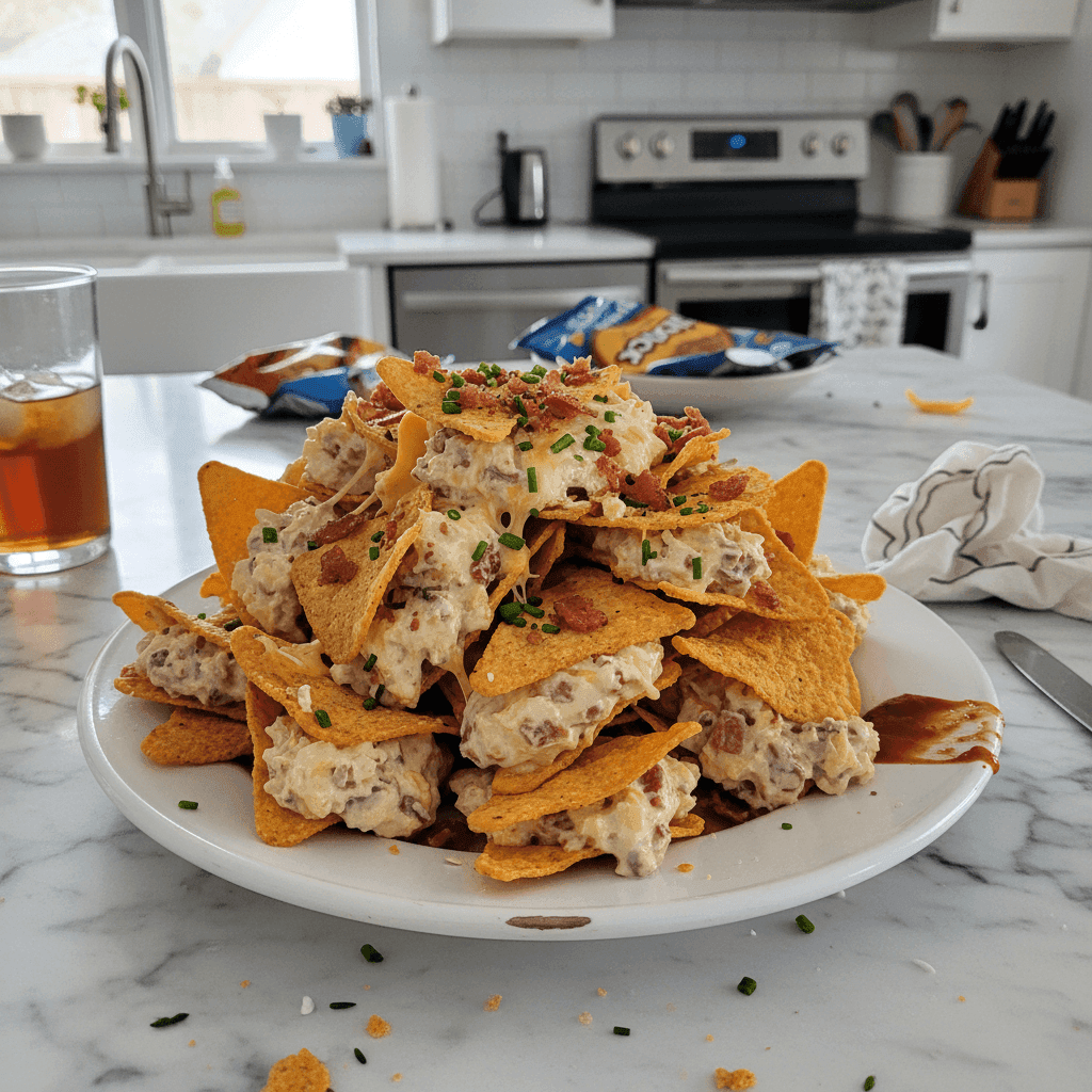 Crispy Bacon Cream Cheese Stuffed Doritos: A Quick Bite