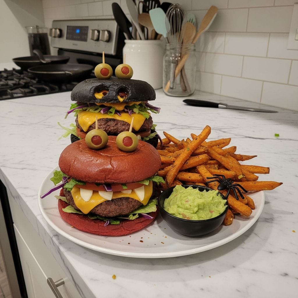 Juicy Monster Burgers: A Spooky Halloween Recipe