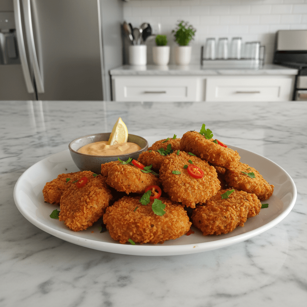 Spicy Peri Peri Fish Nuggets: Crispy, Zesty Bites