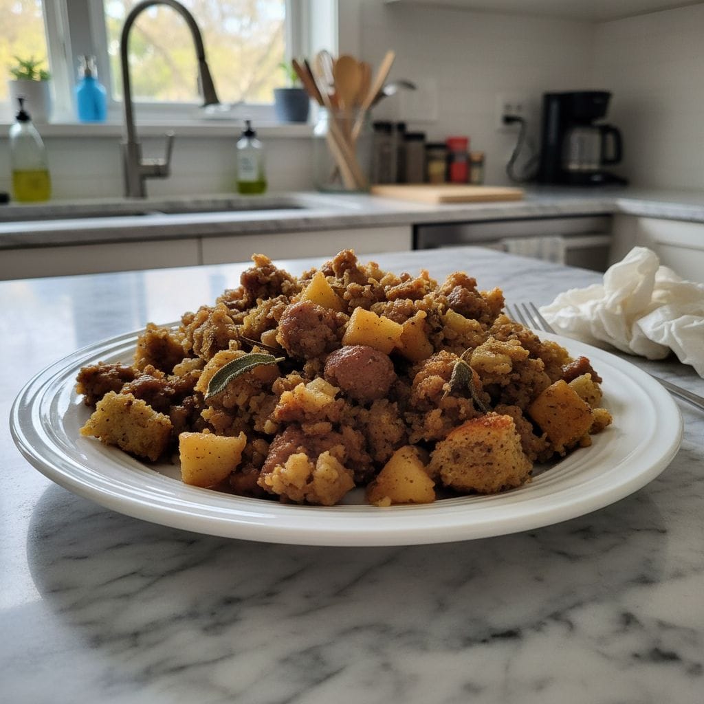 Hearty Sausage & Apple Stuffing: A Holiday Favorite