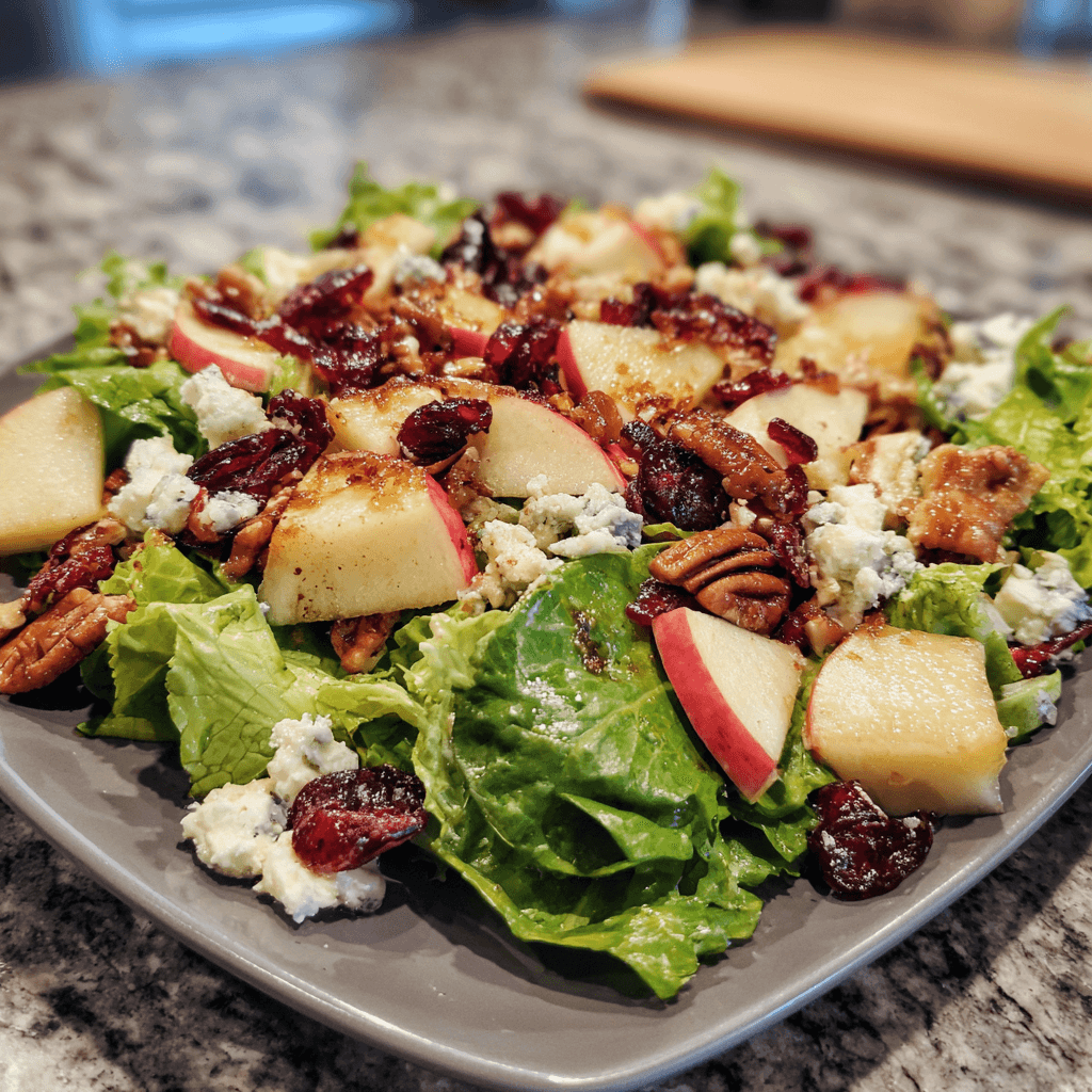Fresh Apple Cranberry Pecan Salad: My Brightest Side Dish