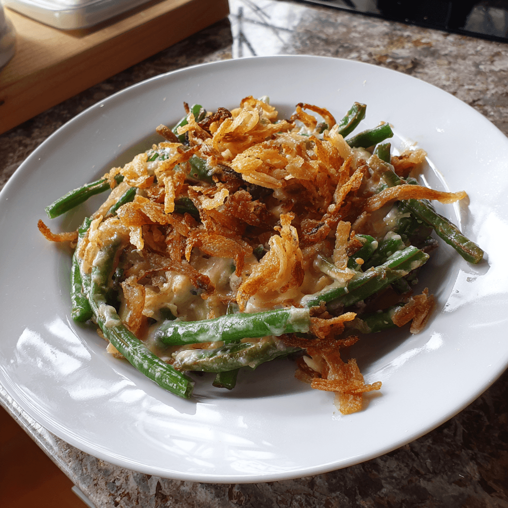 Classic Green Bean Casserole: Creamy & Crispy