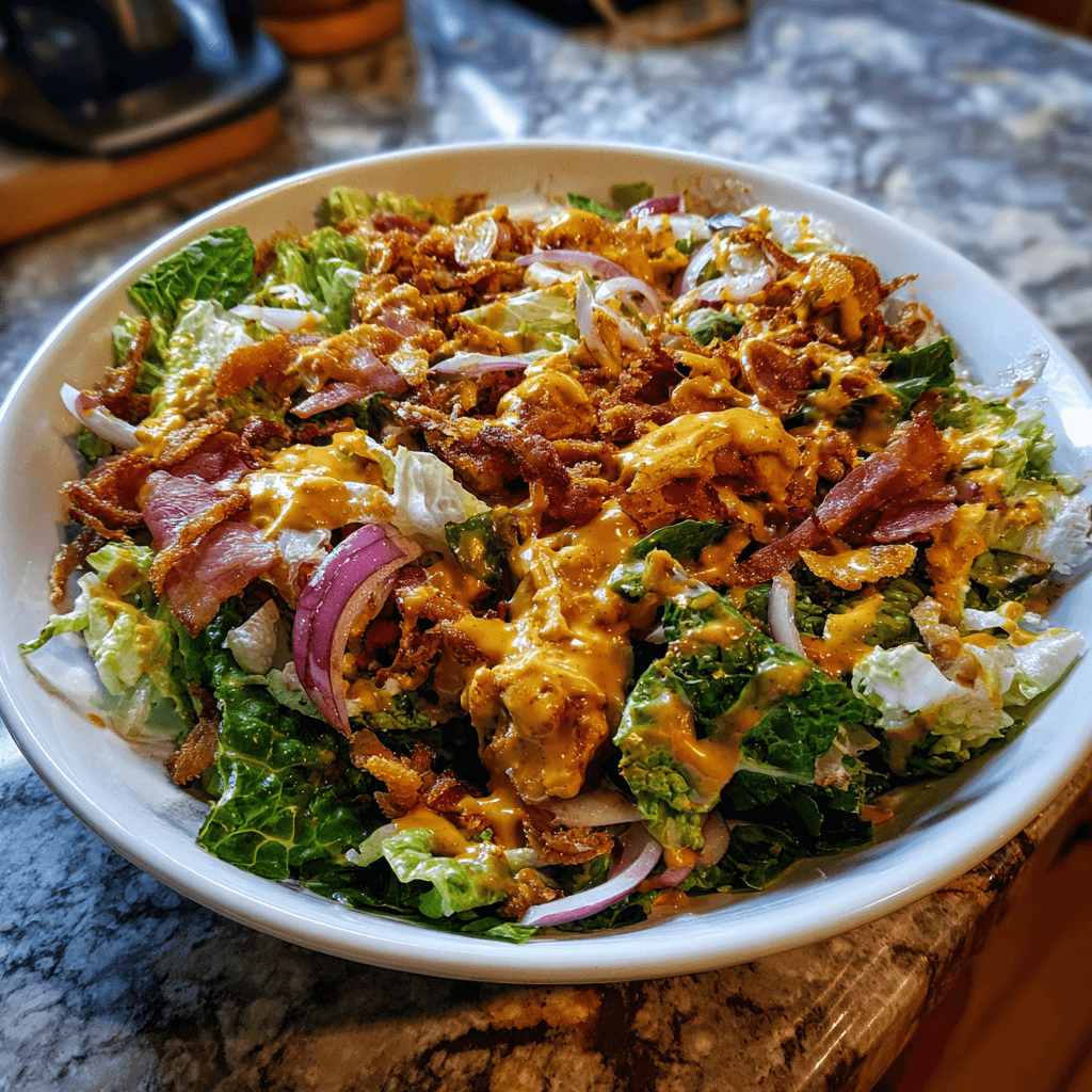 Fresh Christmas Salad with Honey Mustard Dressing