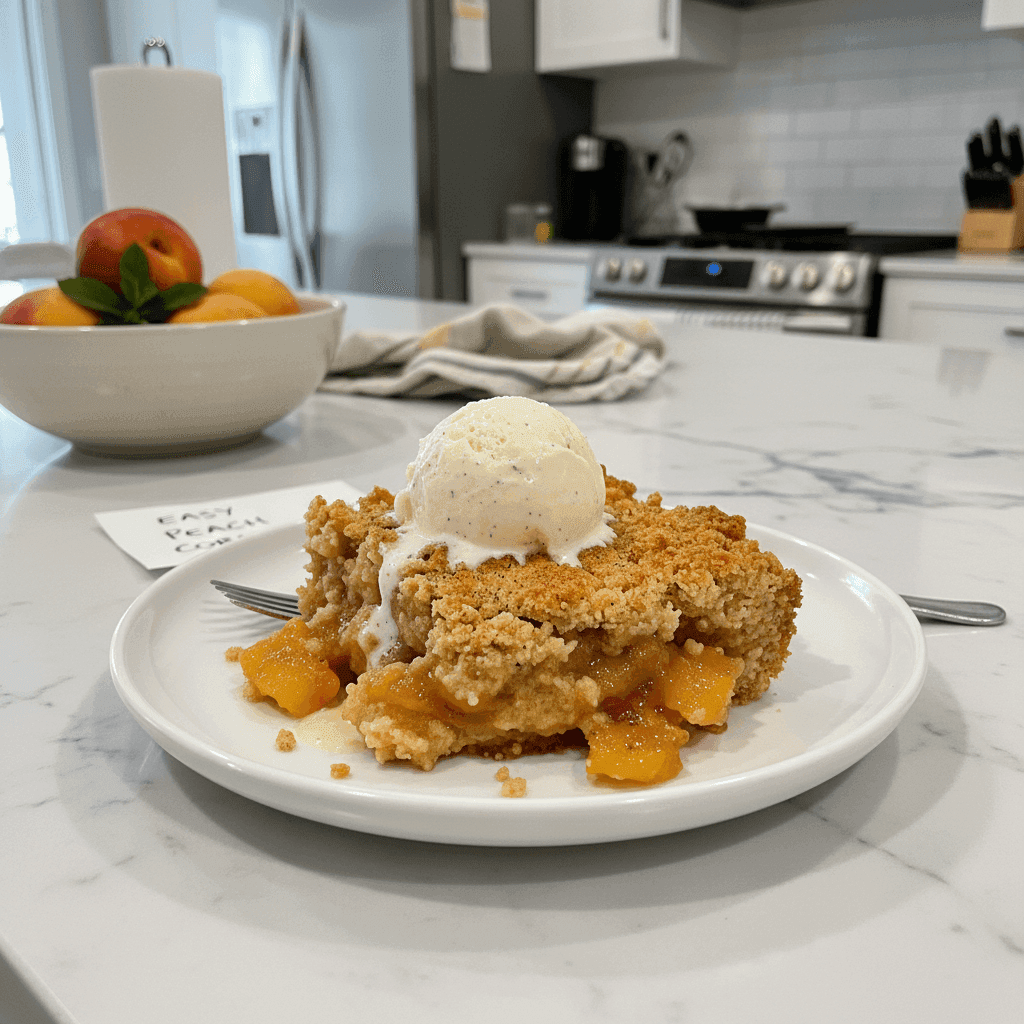 Easy Southern-Style Peach Cobbler: A Homestyle Treat