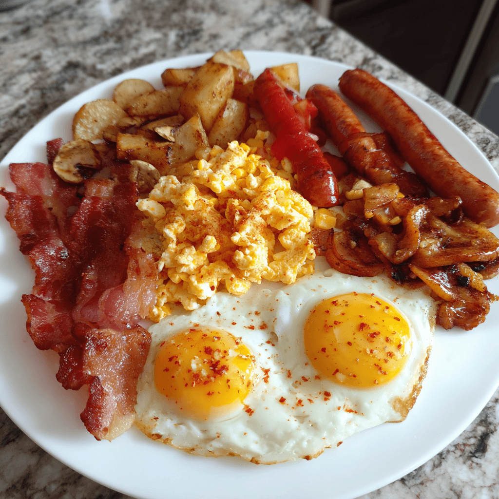 Hearty High-Protein American Breakfast Skillet
