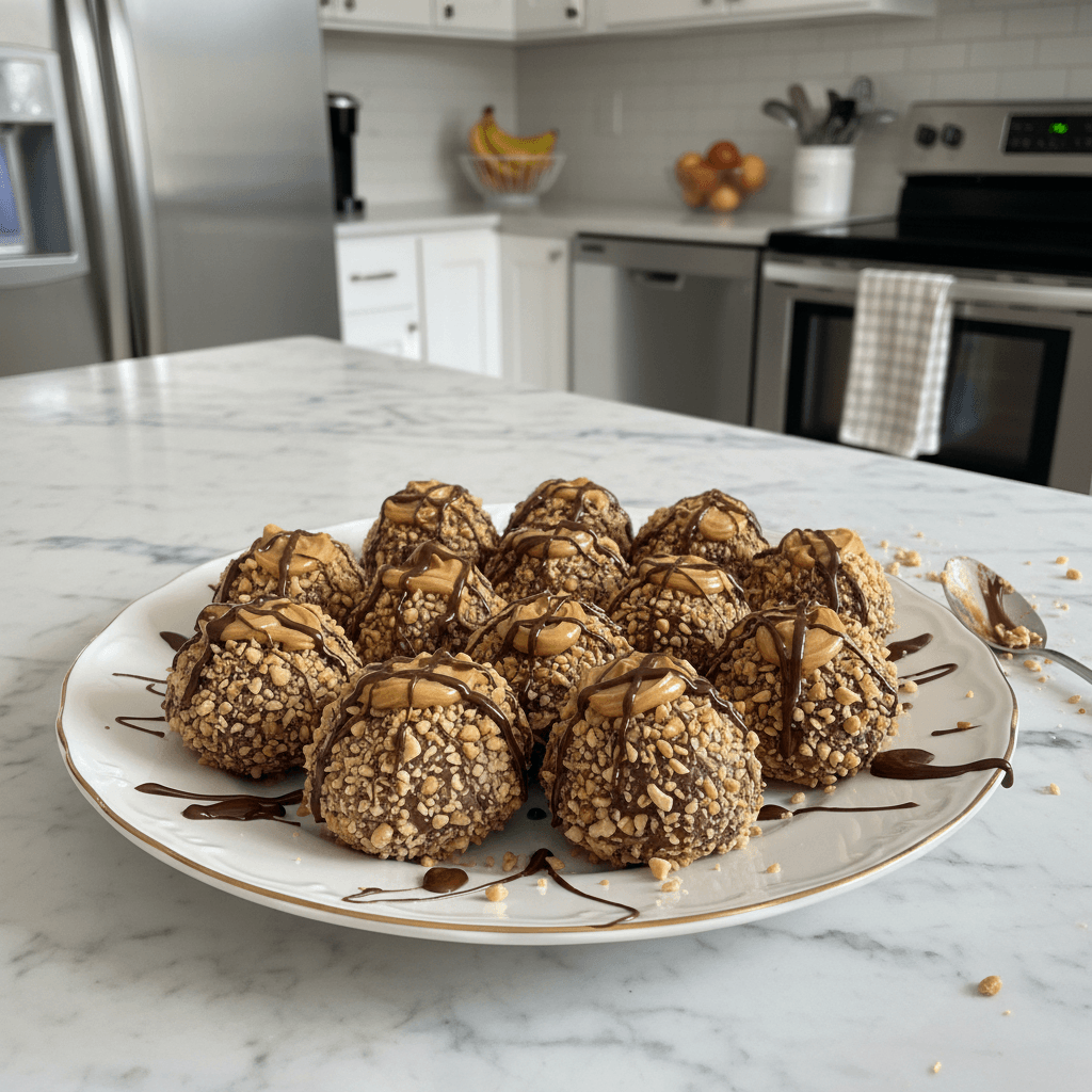 Creamy No-Bake Peanut Butter Cheesecake Bites