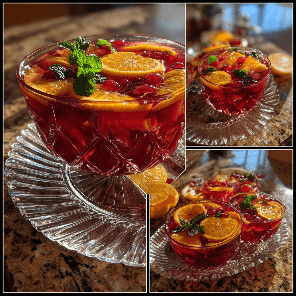 Fruity Non-Alcoholic Christmas Punch Recipe: Festive Sip