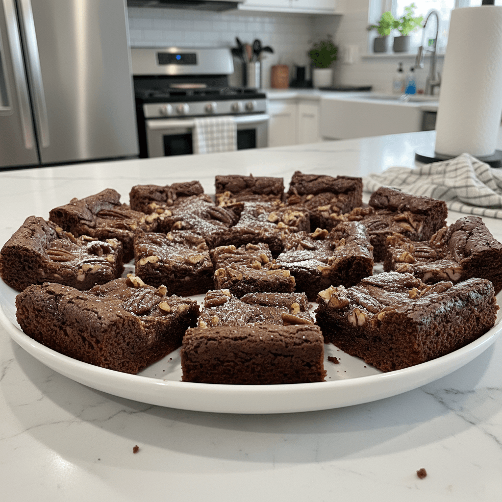 Fudgy Pecan Pie Brownie Bites: Easy Dessert Magic