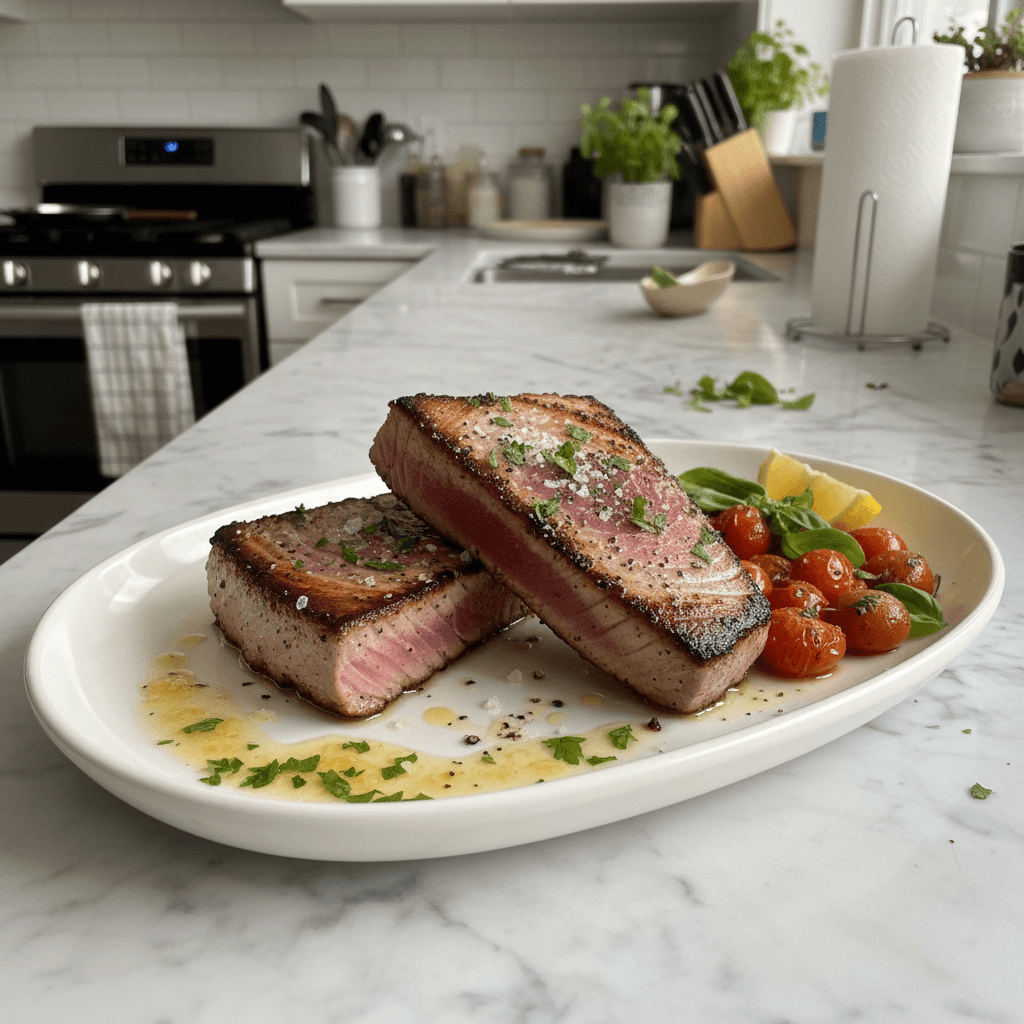 Seared Tuna Steaks Easy Recipe: Quick & Tender