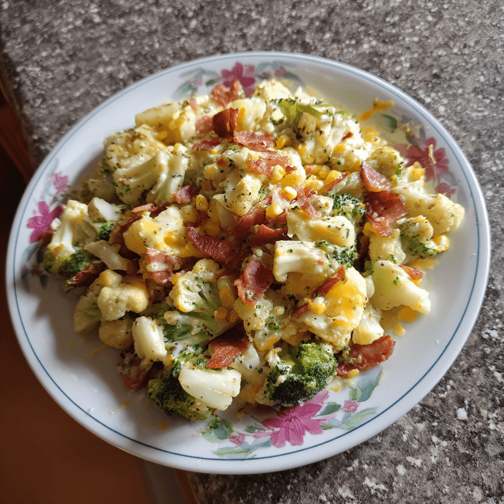 Creamy Summer Christmas Salad: Broccoli & Bacon Delight