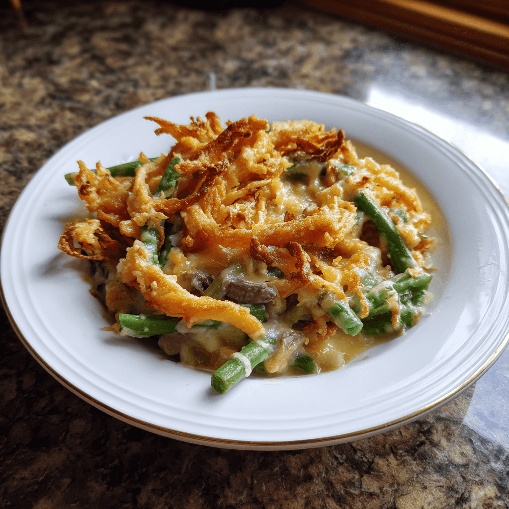 Homestyle Green Bean Casserole with Campbell’s Soup