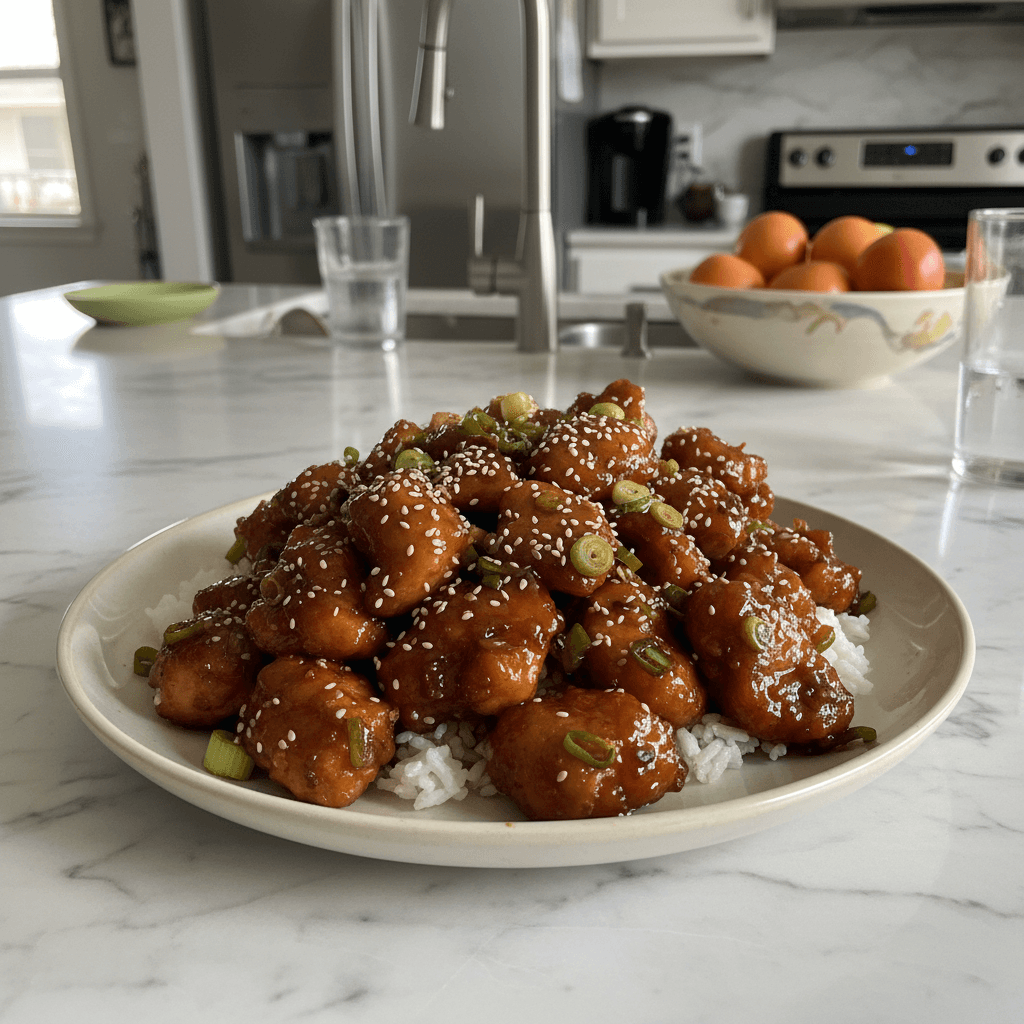 Sticky Chicken: Easy Glazed Takeout Dinner