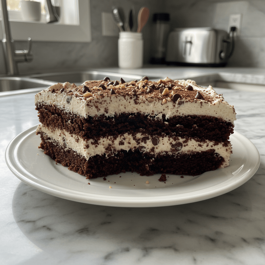 Brownie Refrigerator Cake: Chilled Chocolate Dream