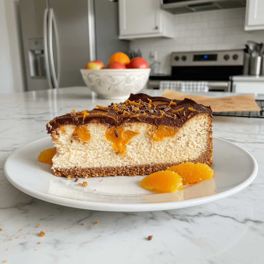 Rich Chocolate Orange Cheesecake: A Zesty Treat