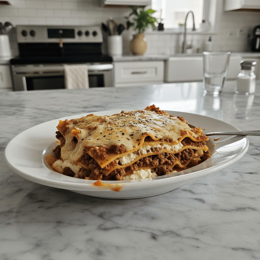 Hearty Classic Ricotta Meat Lasagna Recipe