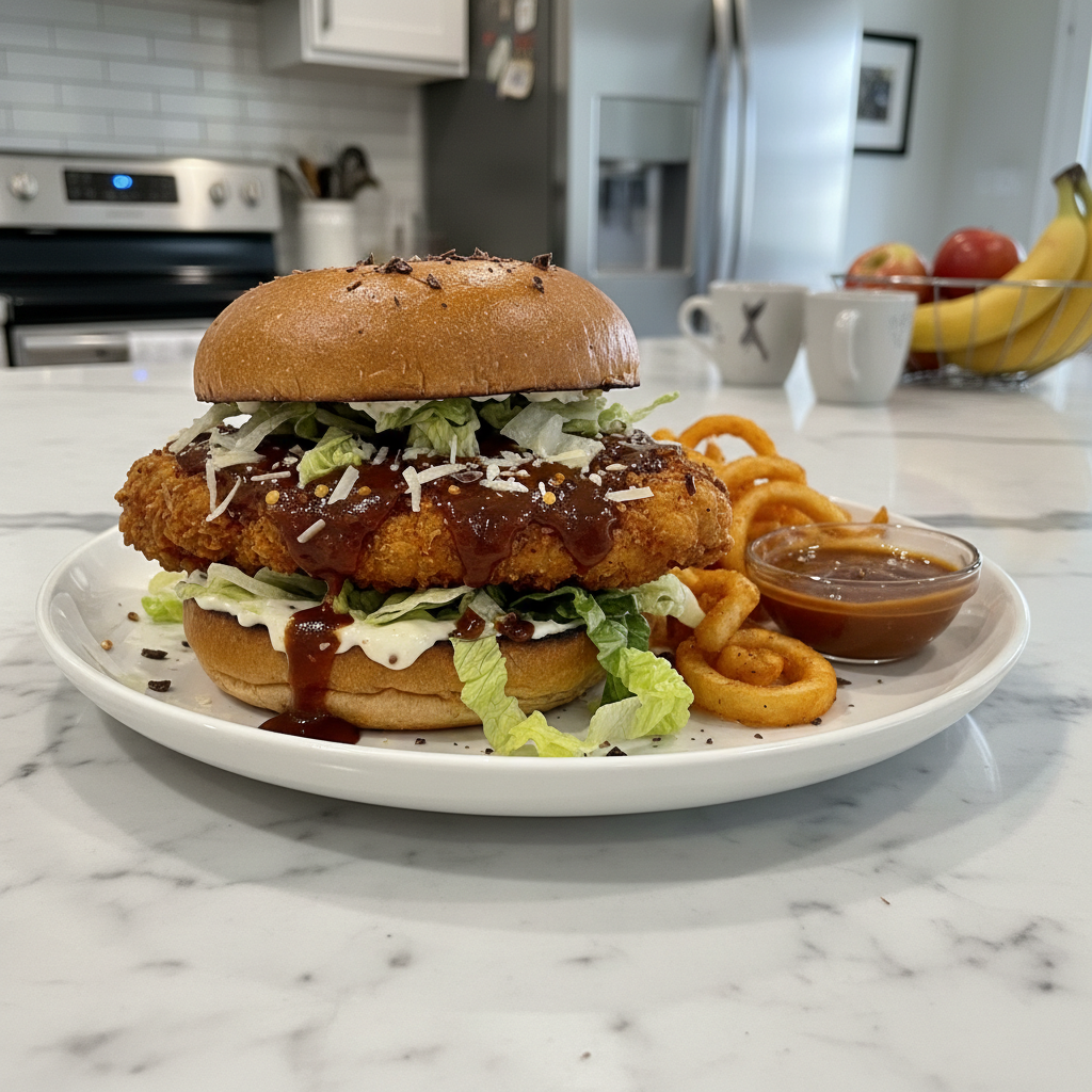 Crispy Chicken Caesar Sandwich: A Chili to Choc Bite