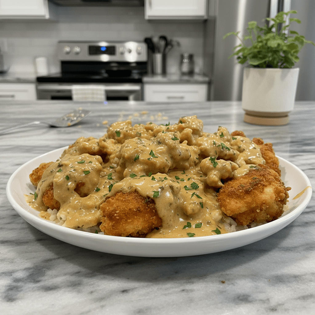 Crispy Creamy Chicken Skillet Dinner: Weeknight Delight
