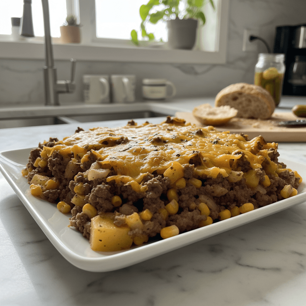 Hearty Hobo Casserole Ground Beef Recipe for Weeknights