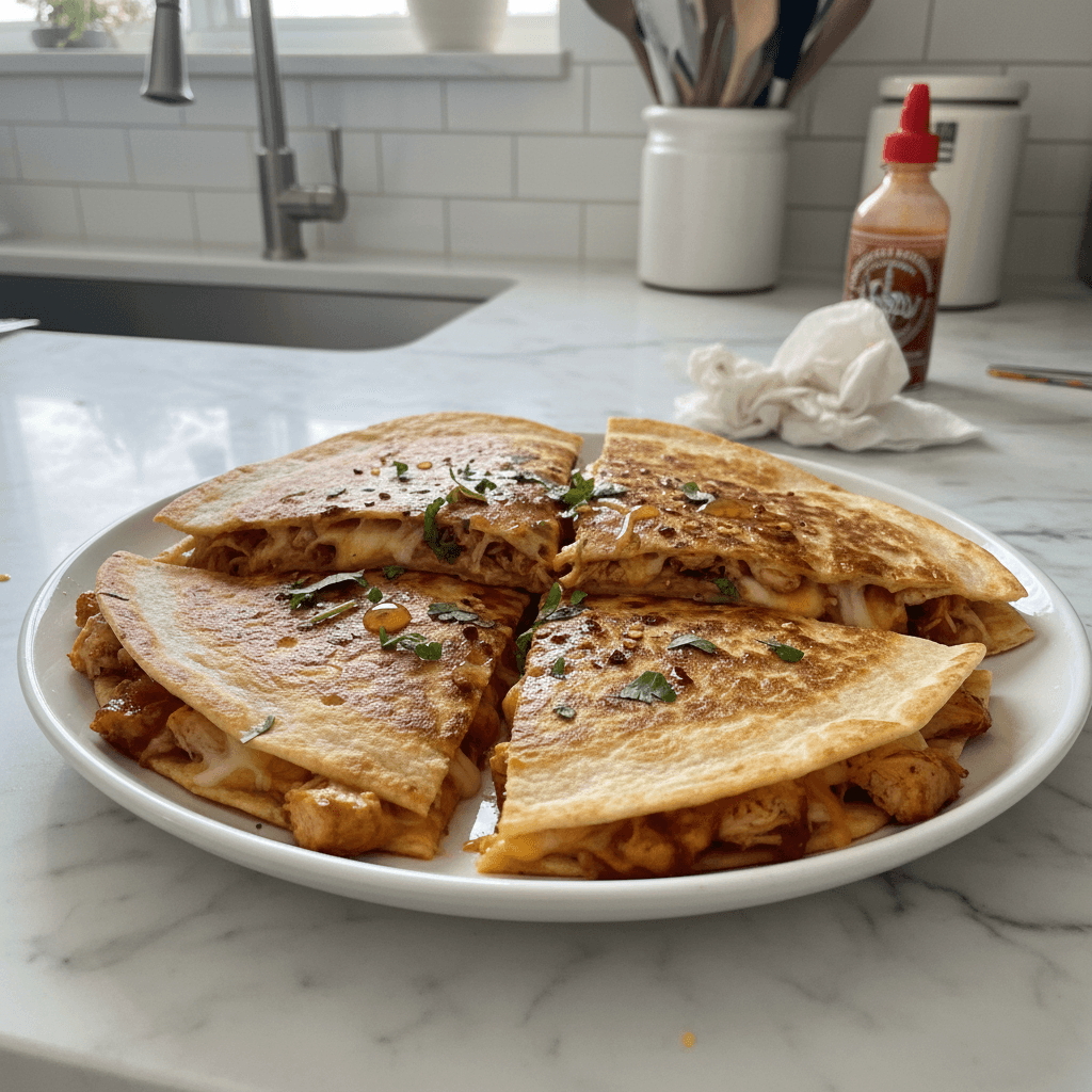 Smoky Hot Honey BBQ Chicken Quesadillas: A Weeknight Treat