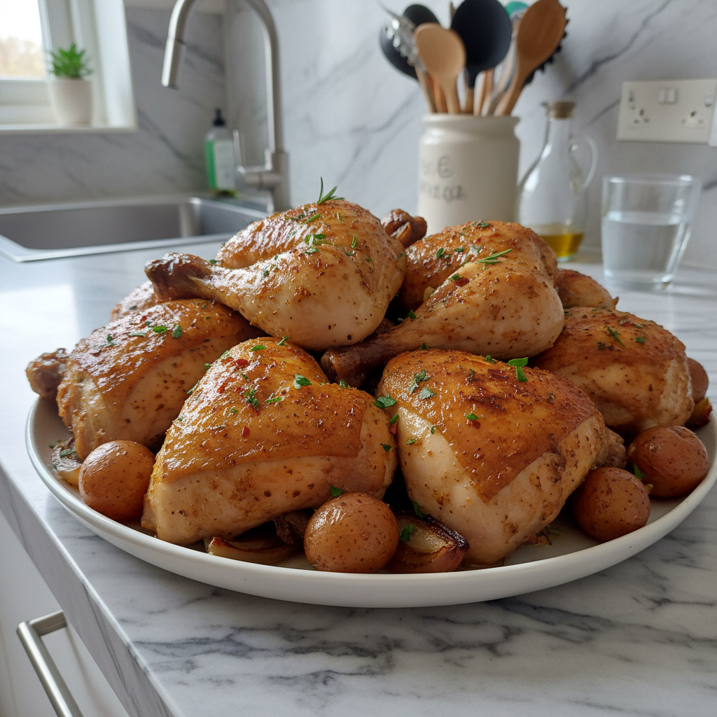 Juicy Oven Chicken with Big Flavor: Rustic Herb Roast