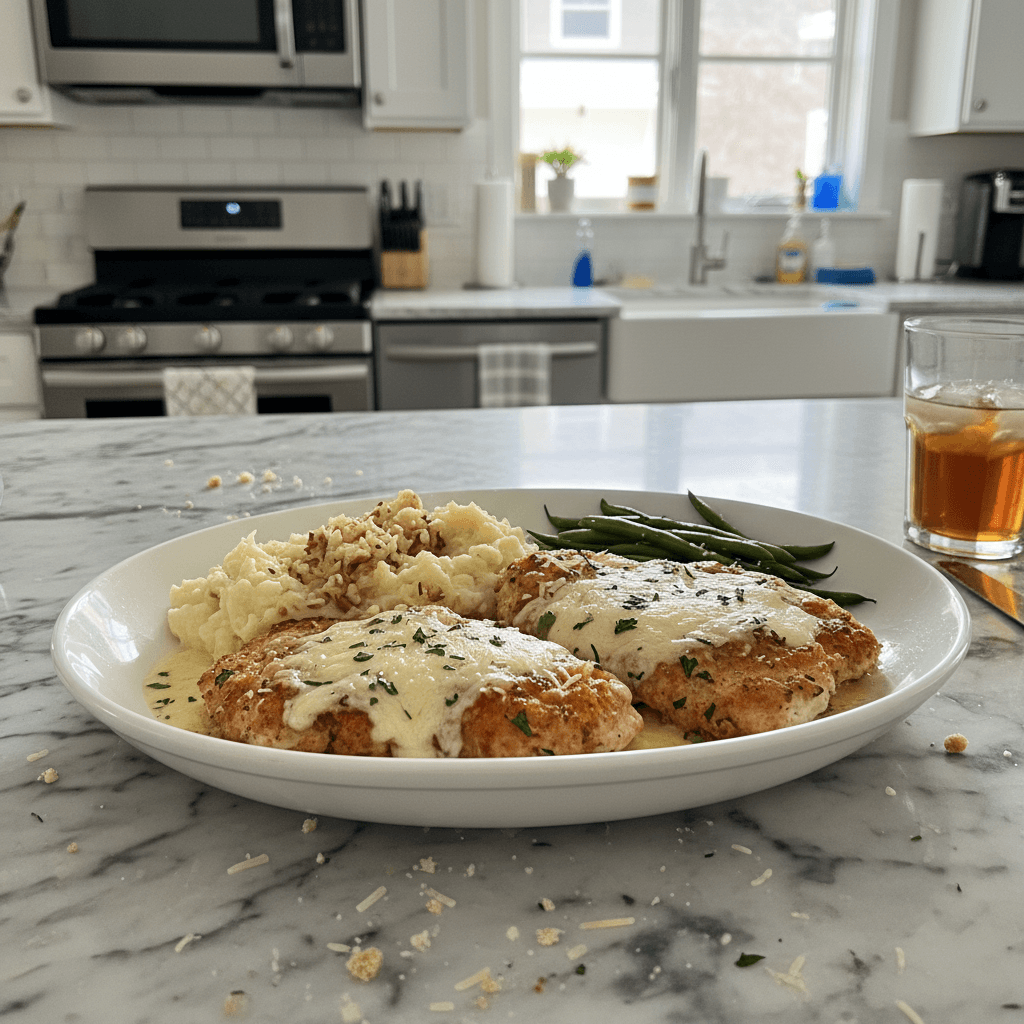 Crispy Longhorn Steakhouse Parmesan Chicken at Home