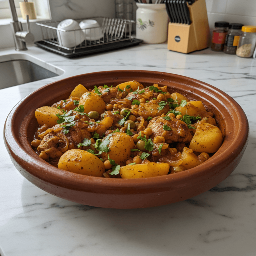 Hearty Moroccan Potato Tagine: A Flavorful Weeknight Meal