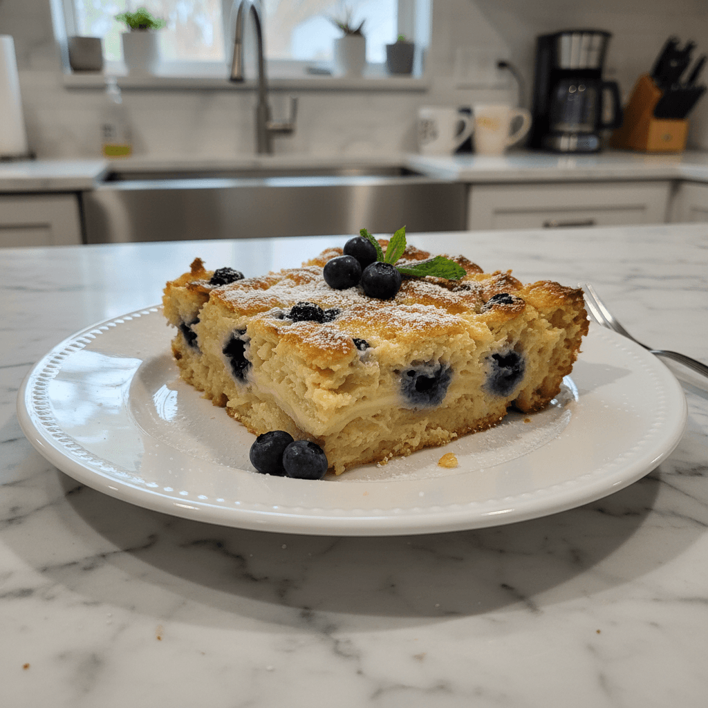 Maple Pecan Overnight Croissant Breakfast Casserole