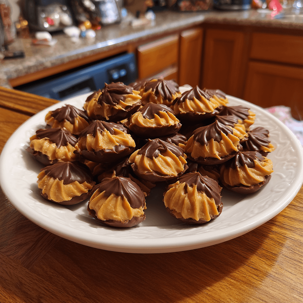 Classic Peanut Butter Blossoms with a Chocolate Kiss