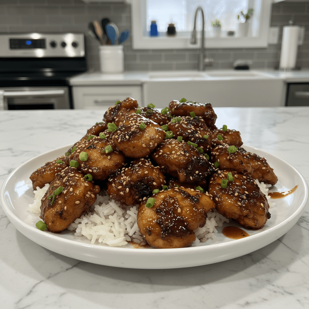 Tangy Sticky Chicken That Disappears Fast