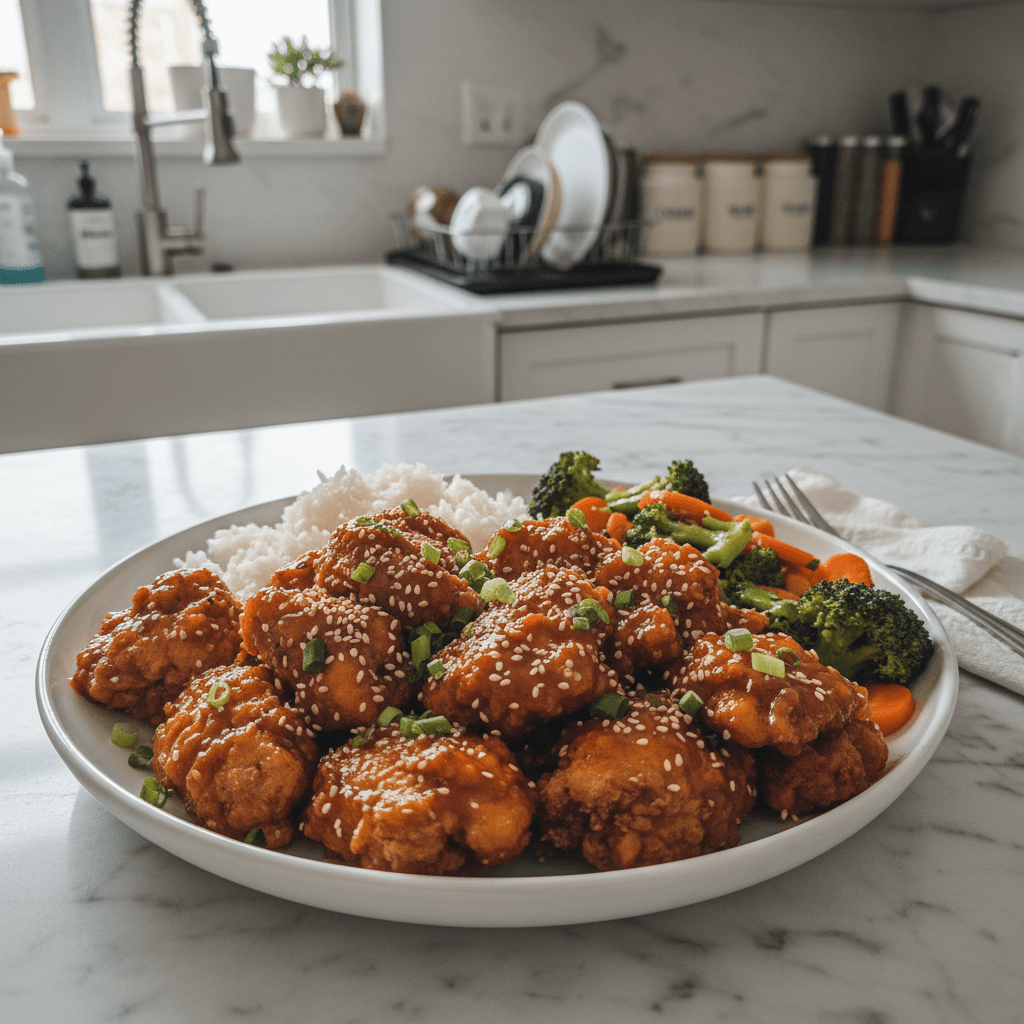 Sweet & Spicy Chicken Dinner: The Viral Pinterest Plate