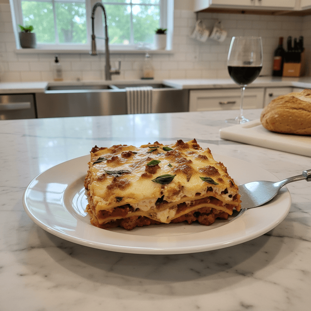 Hearty Homestyle Homemade Lasagna Recipe