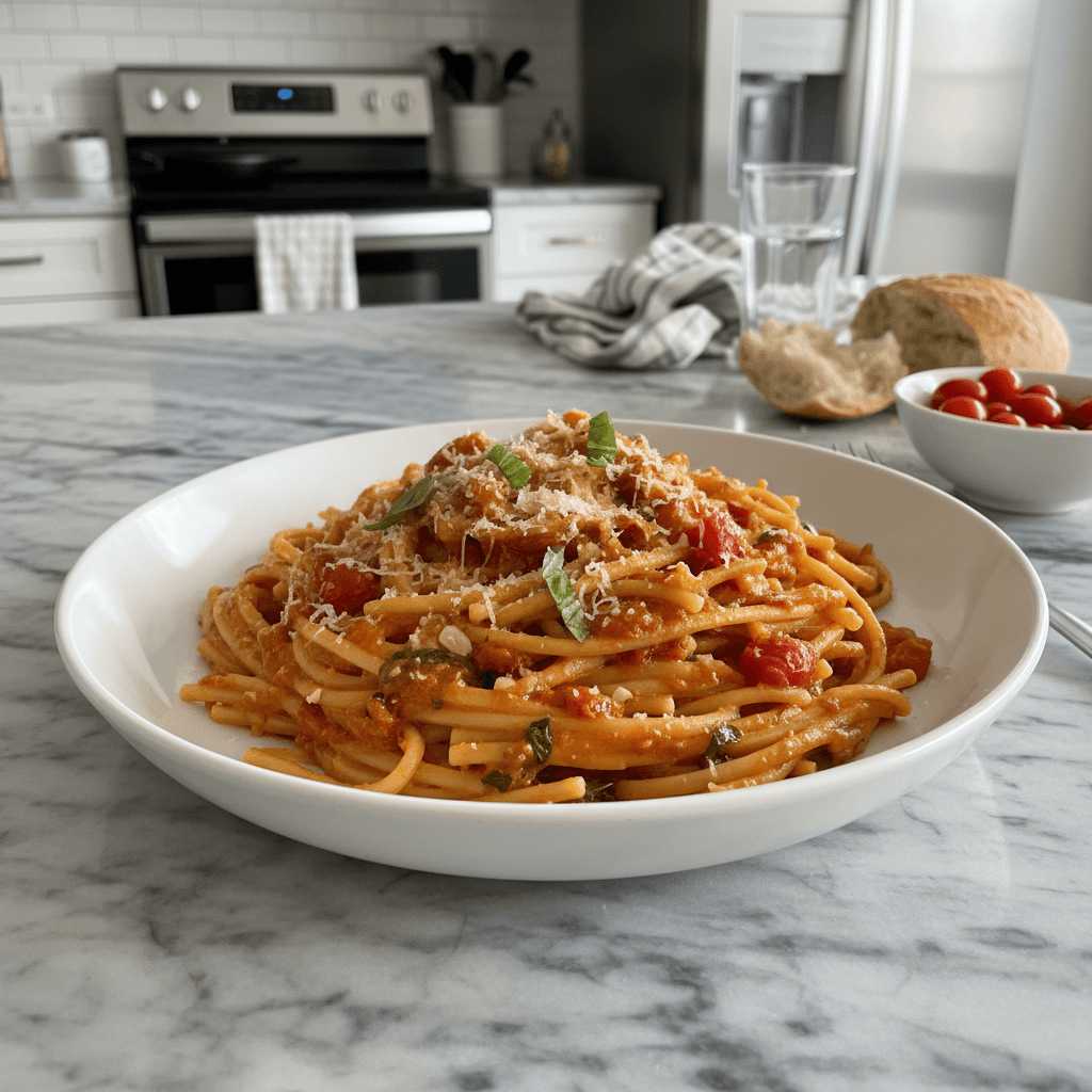 Creamy Tomato Garlic Pasta Fast: Weeknight Comfort