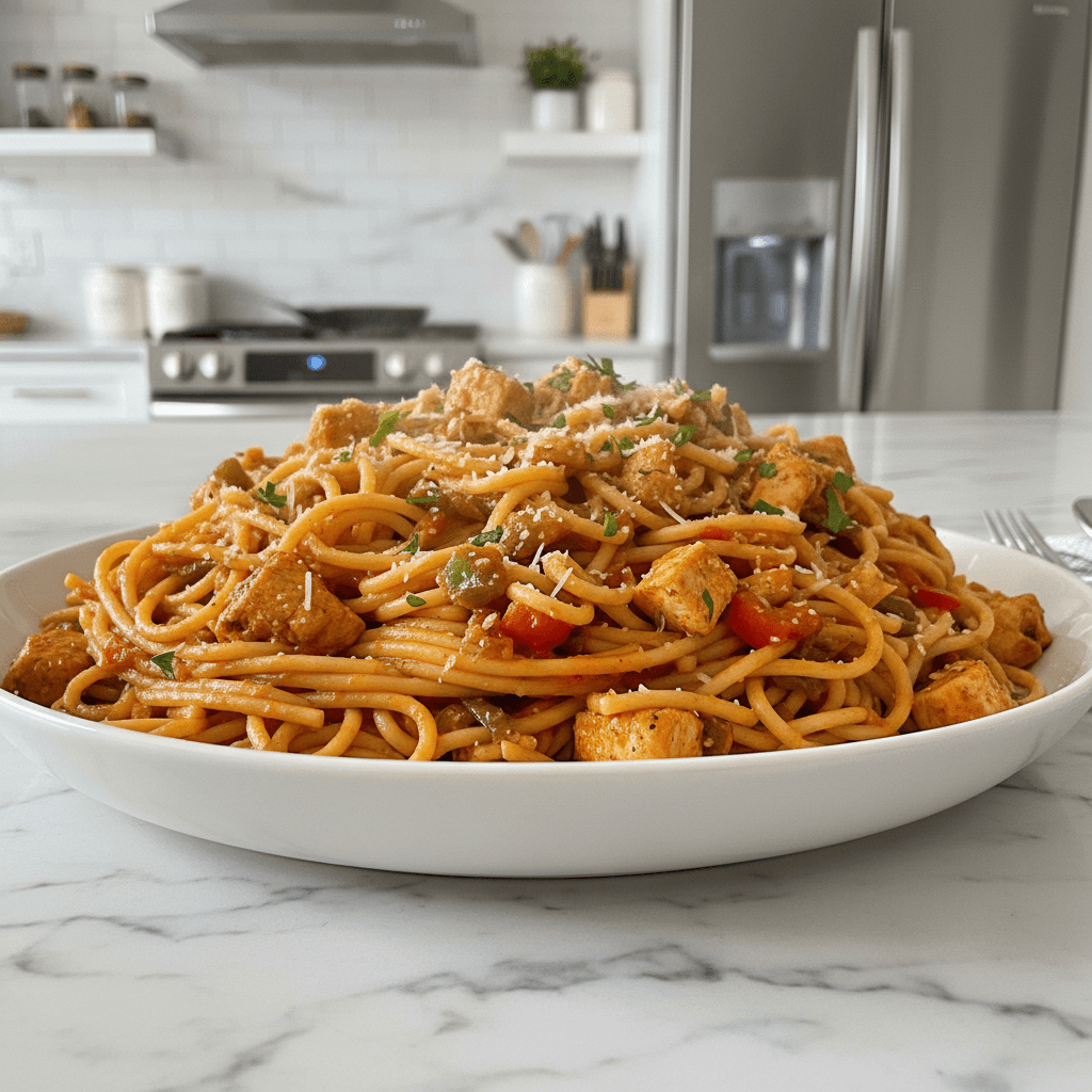 Bold & Creamy Cajun Chicken Spaghetti: Weeknight Kick