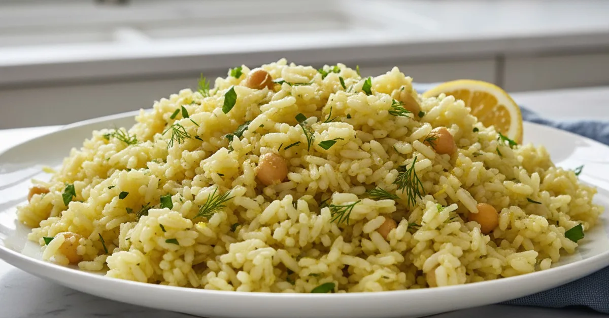 Bright & Zesty Greek Lemon Rice: Your Go-To Side Dish!