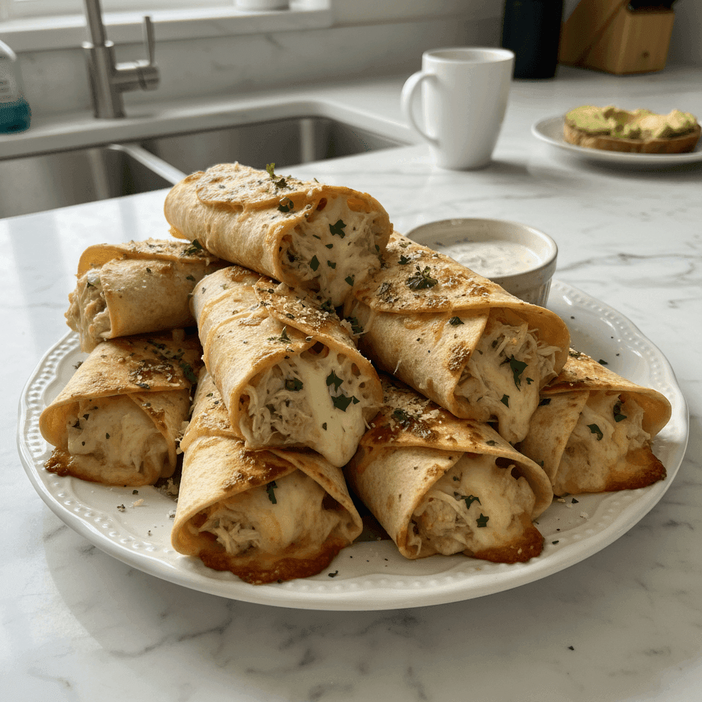 The Ultimate Cheesy Garlic Chicken Wraps Your Family Will Crave