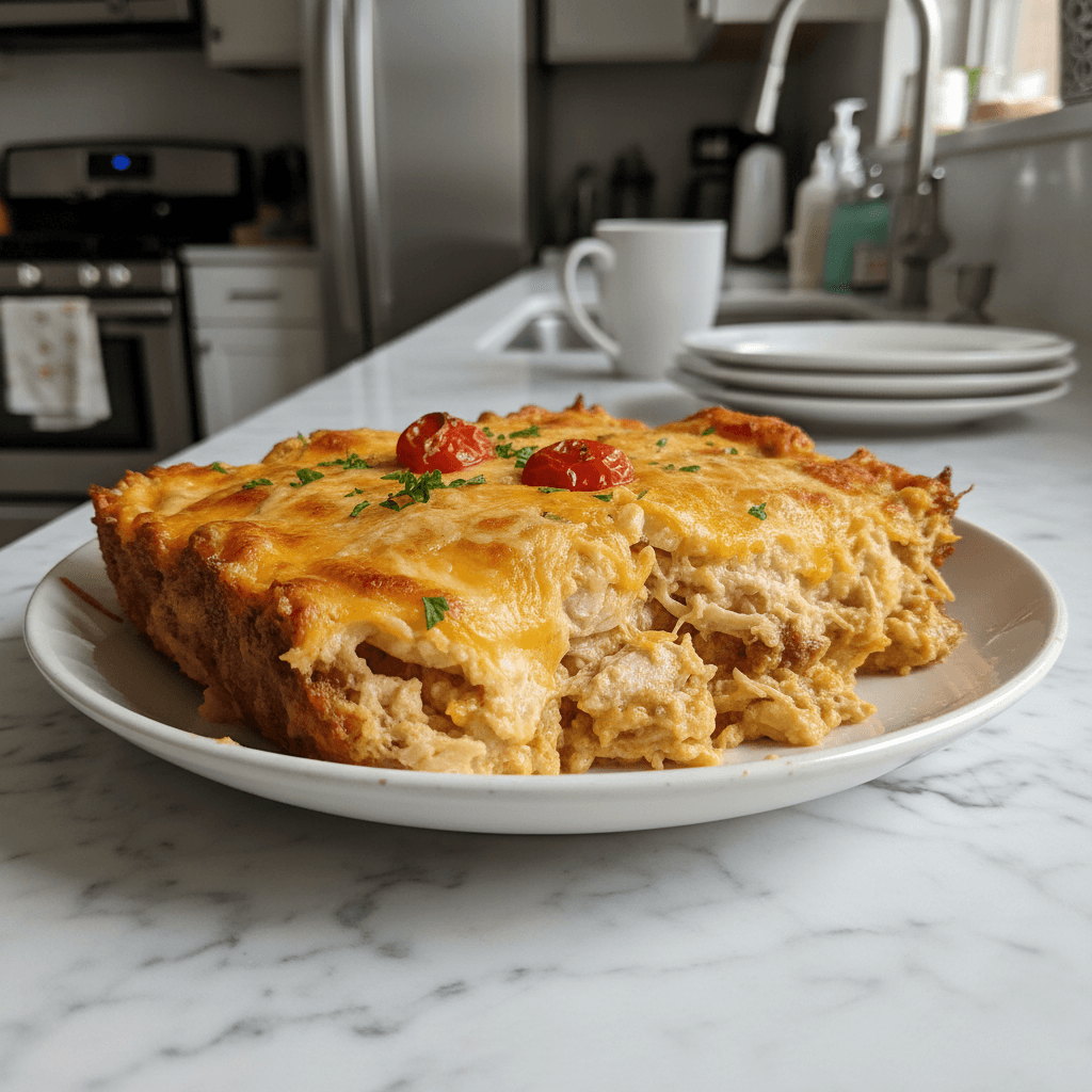 Homestyle Chicken & Cheese Stuffed Casserole Dinner