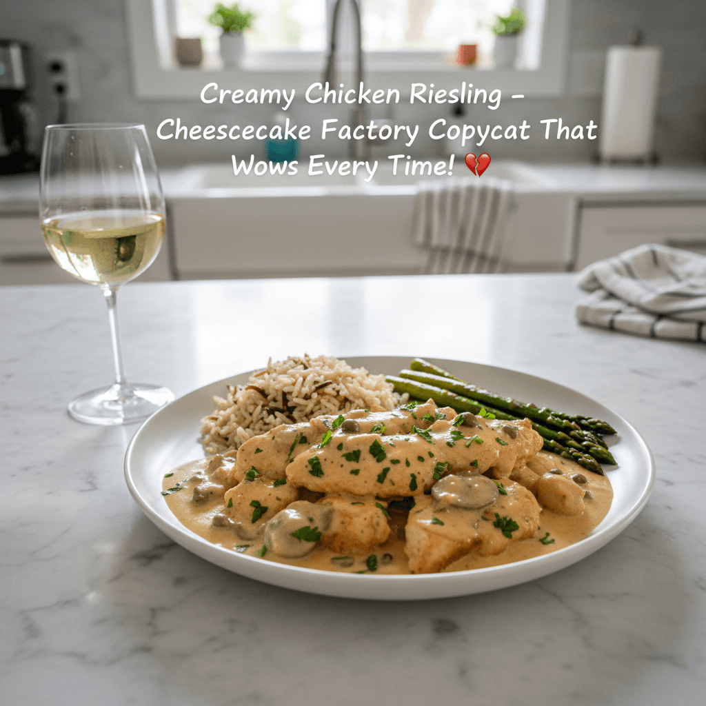 Unforgettable Creamy Chicken Riesling: Cheesecake Factory Copycat